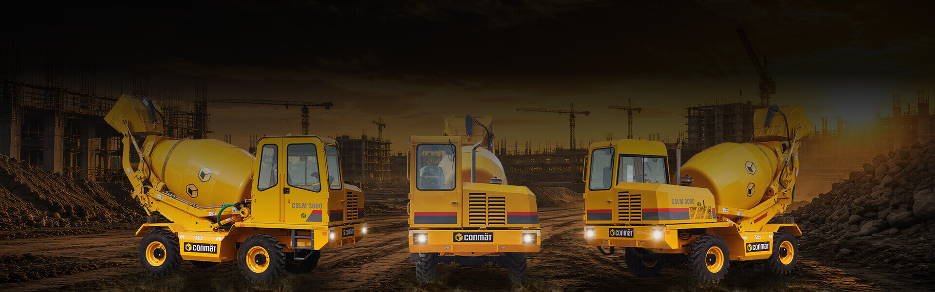 Self Loading Concrete Mixer