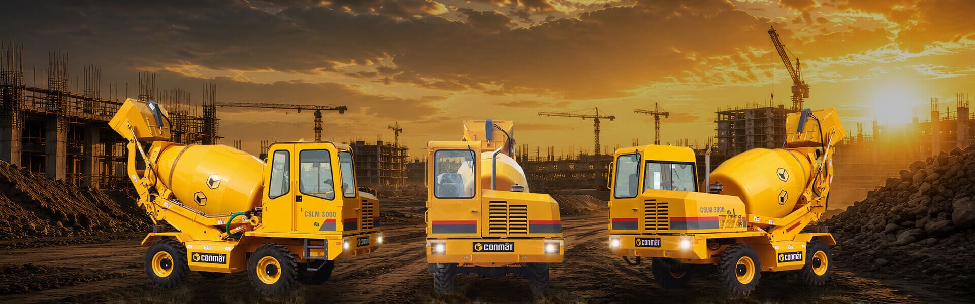 Self Loading Concrete Mixer