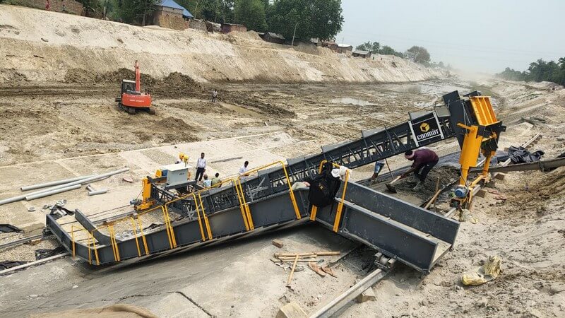 Canal Paving Machine