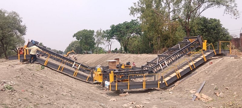 Canal Paving Machine